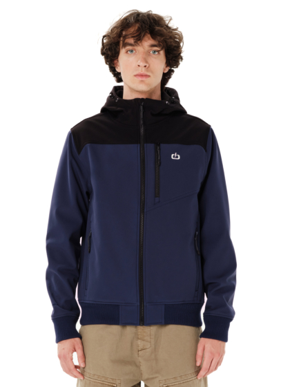 EMERSON HOODED BONDED BOMBER JACKET