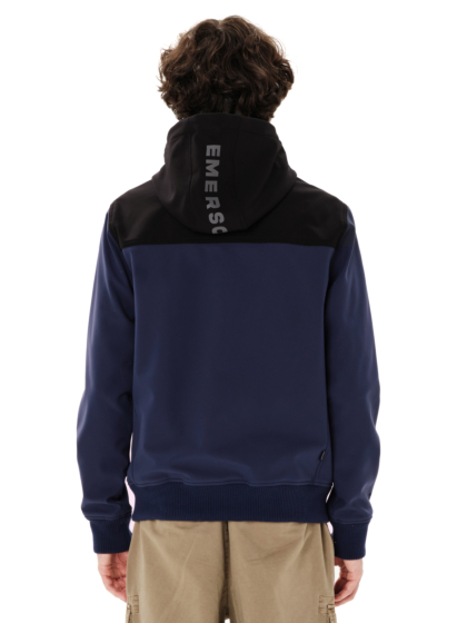 EMERSON HOODED BONDED BOMBER JACKET