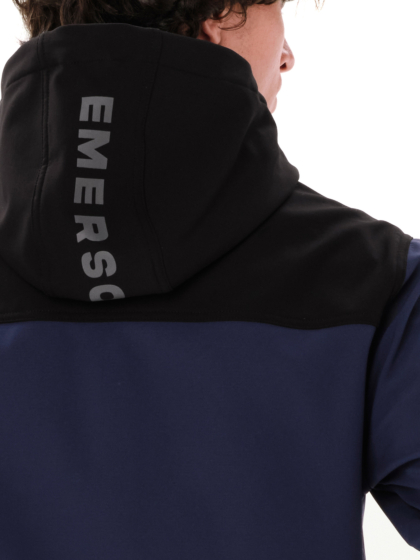 EMERSON HOODED BONDED BOMBER JACKET