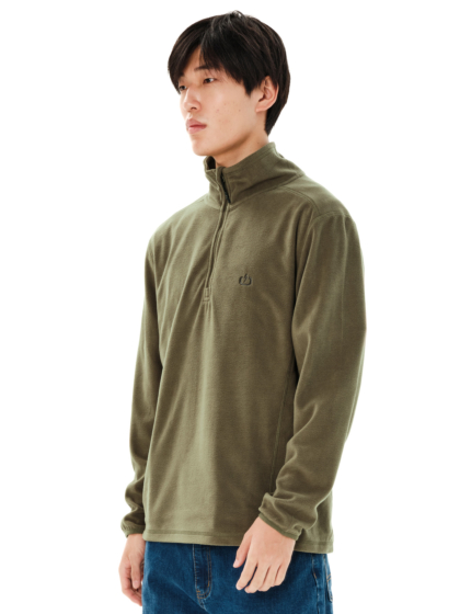 EMERSON ΑΝΔΡΙΚΟ FLEECE ΜΕ ΑΝΟΙΓΜΑ ΦΕΡΜΟΥΑΡ ΜΕΧΡΙ ΤΟ ΣΤΗΘΟΣ