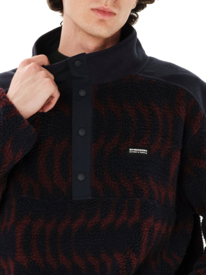 EMERSON MEN’S HALF ZIP HIGH PILE FLEECE PULLOVER