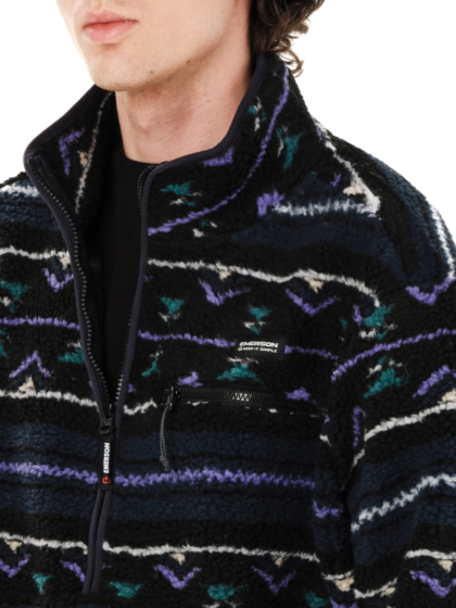 EMERSON MEN’S HALF ZIP SHERPA PULLOVER