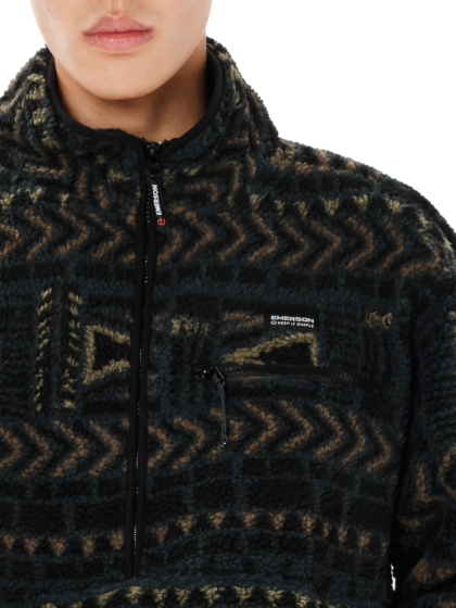 EMERSON MEN’S HALF ZIP SHERPA PULLOVER