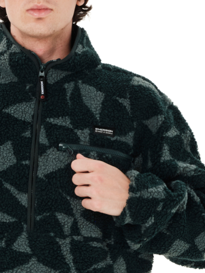 EMERSON MEN’S HALF ZIP SHERPA PULLOVER