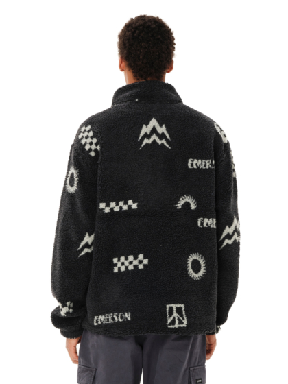 EMERSON MEN’S HALF ZIP SHERPA PULLOVER