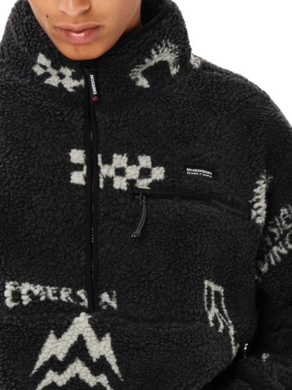 EMERSON MEN’S HALF ZIP SHERPA PULLOVER