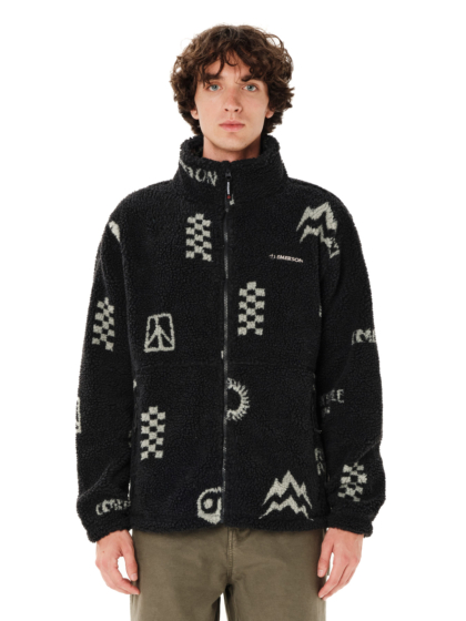 EMERSON MEN’S FULL ZIP SHERPA FLEECE