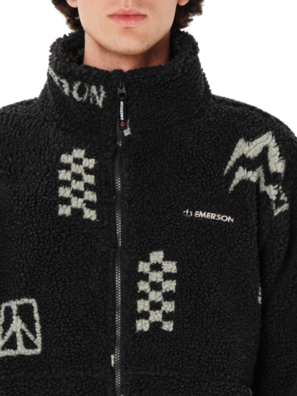 EMERSON MEN’S FULL ZIP SHERPA FLEECE