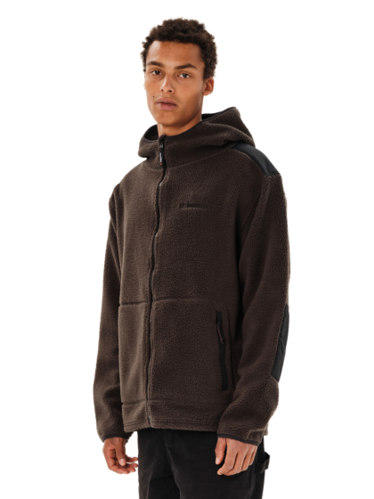 EMERSON MEN'S HIGH-PILE FULL ZIP HOODED FLEECE
