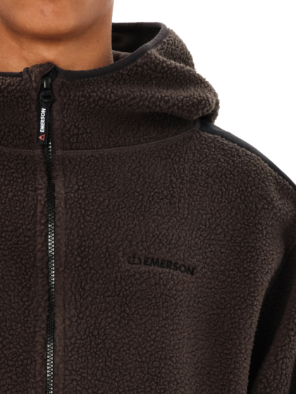 EMERSON MEN'S HIGH-PILE FULL ZIP HOODED FLEECE