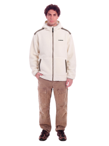 EMERSON MEN'S HIGH-PILE FULL ZIP HOODED FLEECE