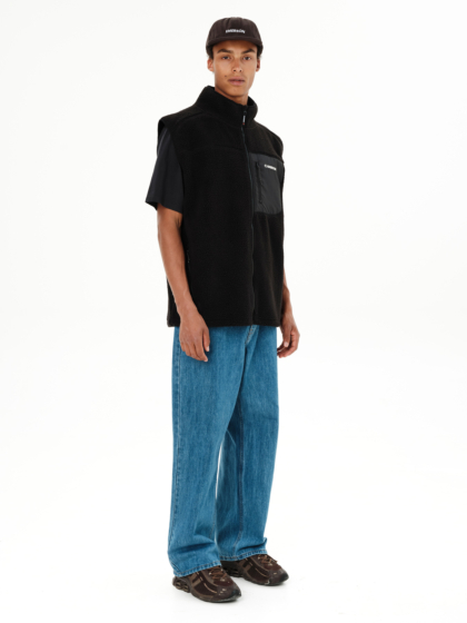 EMERSON MEN’S SLEEVELESS HIGH-PILE FULL ZIP FLEECE