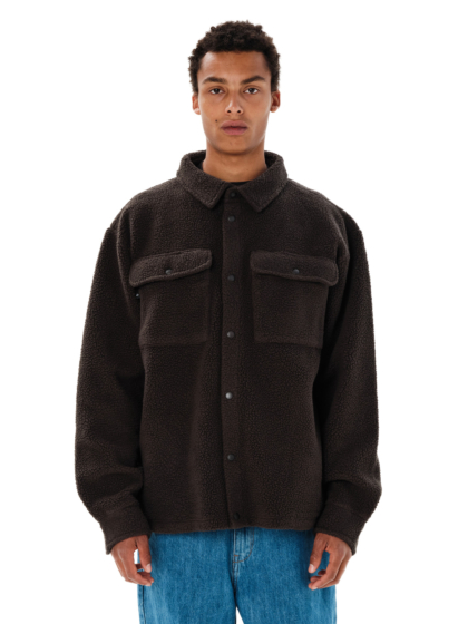 EMERSON MEN’S HIGH-PILE OVERSHIRT FLEECE