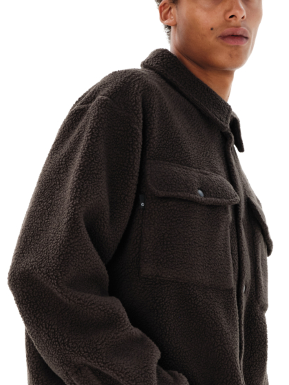 EMERSON MEN’S HIGH-PILE OVERSHIRT FLEECE