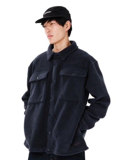 EMERSON MEN’S HIGH-PILE OVERSHIRT FLEECE