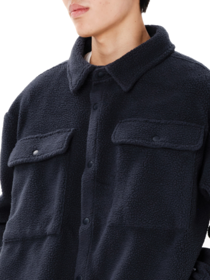 EMERSON MEN’S HIGH-PILE OVERSHIRT FLEECE