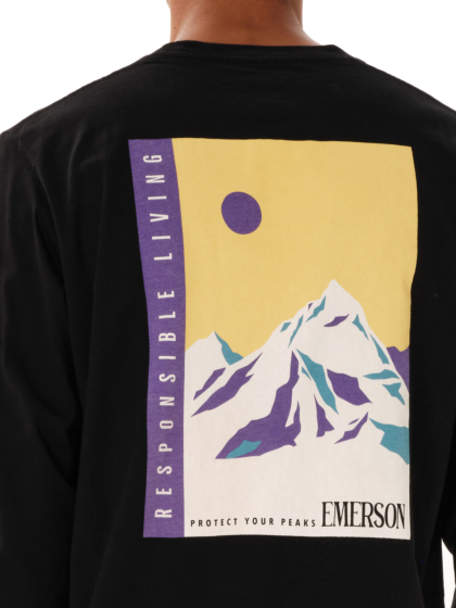 EMERSON MEN’S “RESPONSIBLE LIVING” LONG SLEEVE TEE