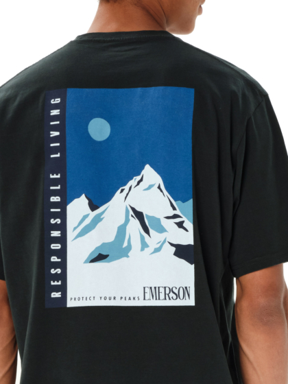 EMERSON “RESPONSIBLE LIVING” MEN’S SHORT SLEEVE T-SHIRT