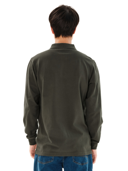 EMERSON MEN’S LONG SLEEVE POLO PIQUET