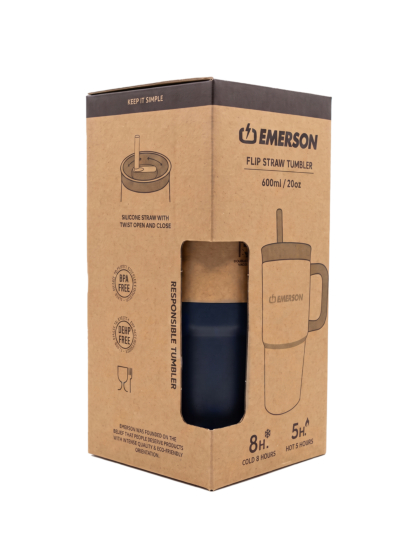 EMERSON ΠΟΤΗΡΙ TUMBLER ΜΕ ΑΝΑΔΙΠΛΟΥΜΕΝΟ ΚΑΛΑΜΑΚΙ 600 ML
