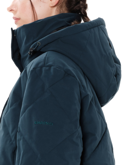 EMERSON WOMEN’S HOODED PUFFER JACKET WITH DETACHABLE HOOD