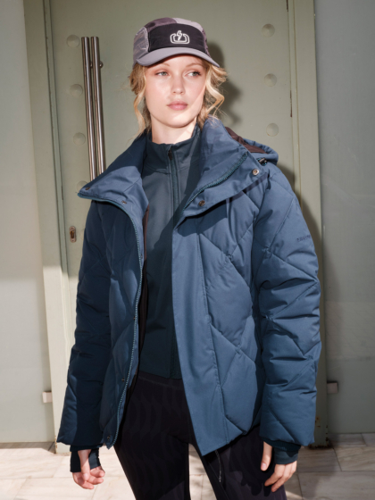 EMERSON WOMEN’S HOODED PUFFER JACKET WITH DETACHABLE HOOD