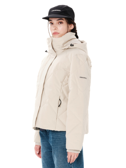 EMERSON ΓΥΝΑΙΚΕΙΟ ΜΠΟΥΦΑΝ PUFFER ΜΕ ΑΠΟΣΠΩΜΕΝΗ ΚΟΥΚΟΥΛΑ