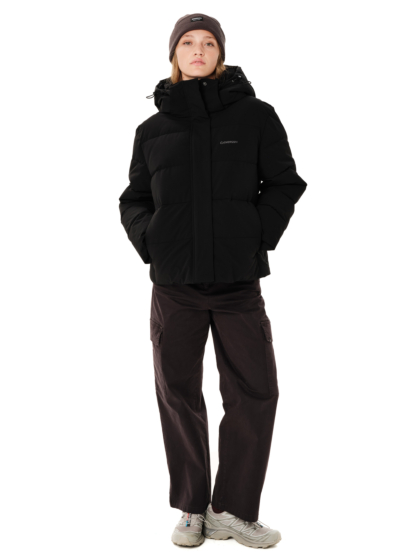EMERSON WOMEN’S PUFFER JACKET WITH DETACHABLE HOOD