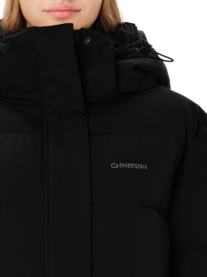 EMERSON WOMEN’S PUFFER JACKET WITH DETACHABLE HOOD