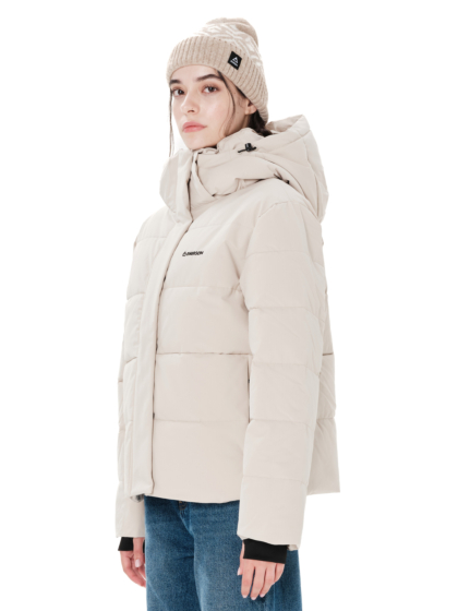 EMERSON WOMEN’S PUFFER JACKET WITH DETACHABLE HOOD
