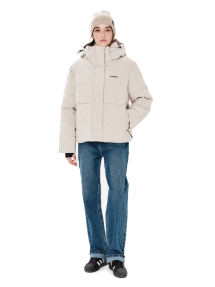 EMERSON WOMEN’S PUFFER JACKET WITH DETACHABLE HOOD