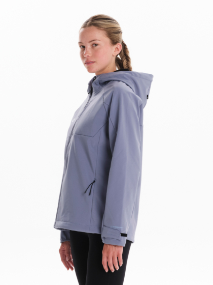 EMERSON WOMEN’S HOODED RAGLAN BONDED JACKET