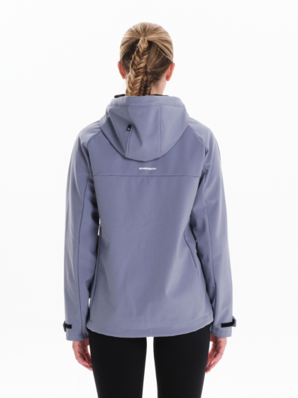 EMERSON WOMEN’S HOODED RAGLAN BONDED JACKET