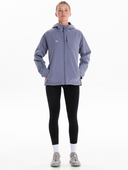 EMERSON WOMEN’S HOODED RAGLAN BONDED JACKET