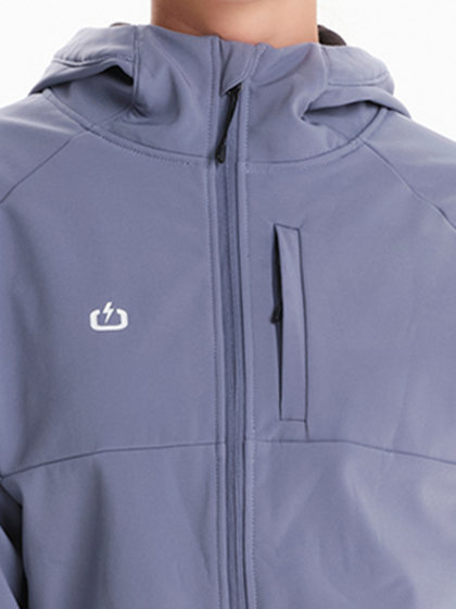 EMERSON WOMEN’S HOODED RAGLAN BONDED JACKET