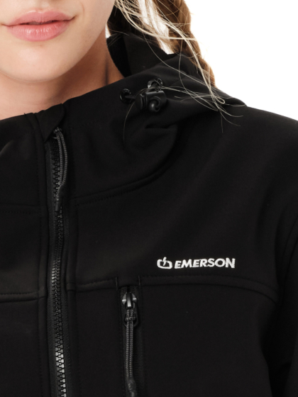 EMERSON WOMEN'S HOODED BONDED JACKET