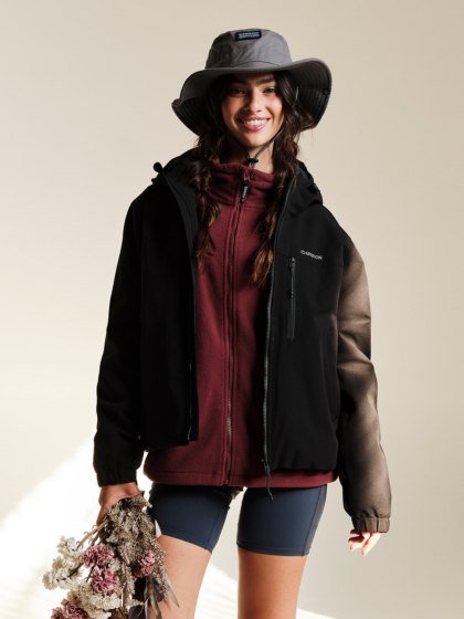 EMERSON WOMEN'S HOODED BONDED JACKET