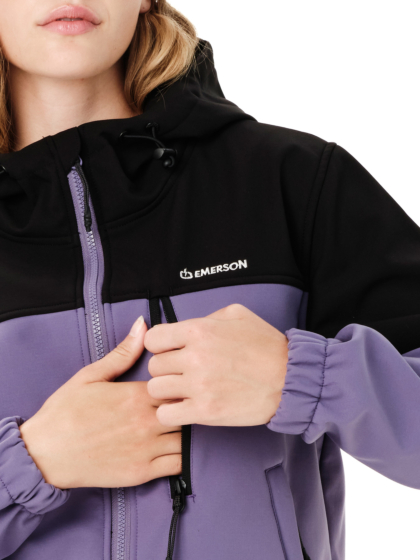EMERSON WOMEN'S HOODED BONDED JACKET