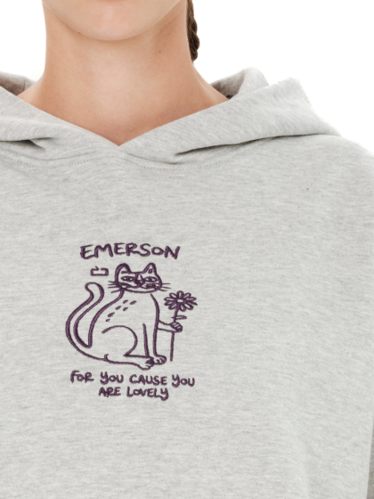 EMERSON CAT ΓΥΝΑΙΚΕΙΟ CROP ΦΟΥΤΕΡ ΜΕ ΚΟΥΚΟΥΛΑ
