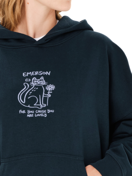 EMERSON CAT ΓΥΝΑΙΚΕΙΟ CROP ΦΟΥΤΕΡ ΜΕ ΚΟΥΚΟΥΛΑ