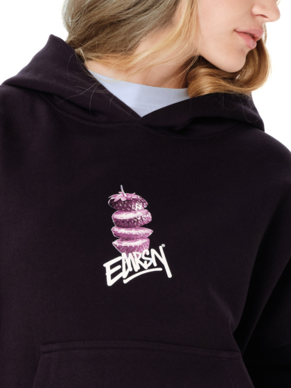 EMRSN STRAWBERRY WOMEN’S CROPPED PULLOVER HOODIE