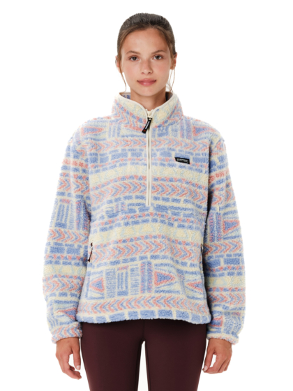 EMERSON WOMEN’S HALF ZIP SHERPA FLEECE