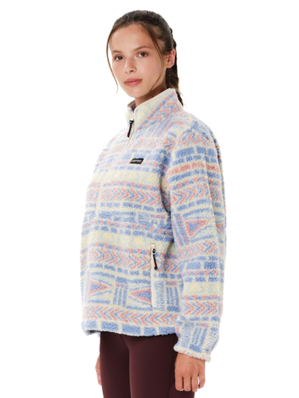 EMERSON WOMEN’S HALF ZIP SHERPA FLEECE