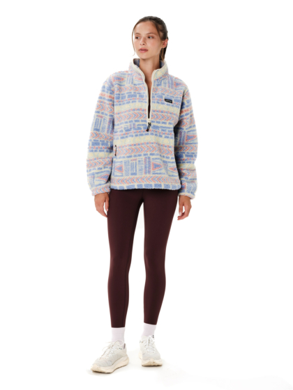 EMERSON WOMEN’S HALF ZIP SHERPA FLEECE
