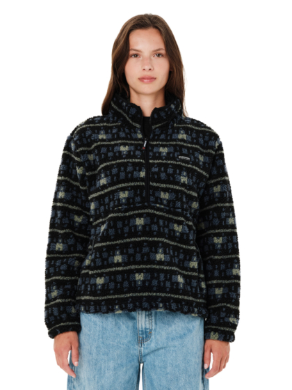 EMERSON WOMEN’S HALF ZIP SHERPA FLEECE