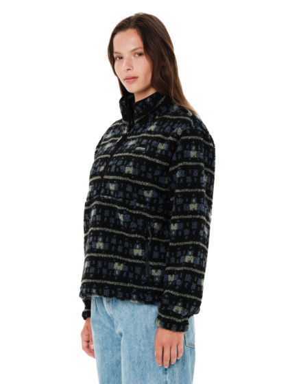 EMERSON WOMEN’S HALF ZIP SHERPA FLEECE