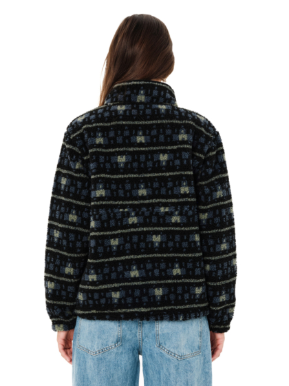 EMERSON WOMEN’S HALF ZIP SHERPA FLEECE