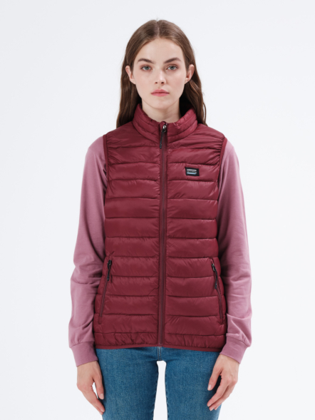 FAKE DOWN PUFFER VEST JACKET
