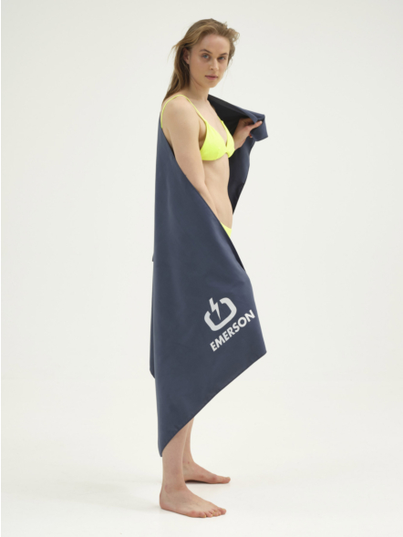 EMERSON LOGO MICROFIBRE TRAVEL TOWEL 80cm X 160cm