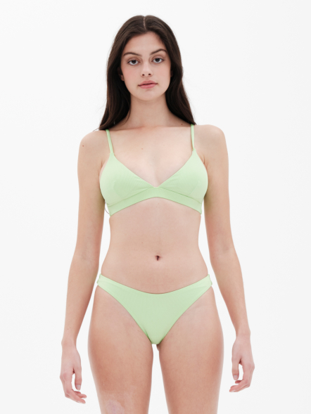EMERSON RIB V-NECK FIXED WOMEN'S BIKINI SET